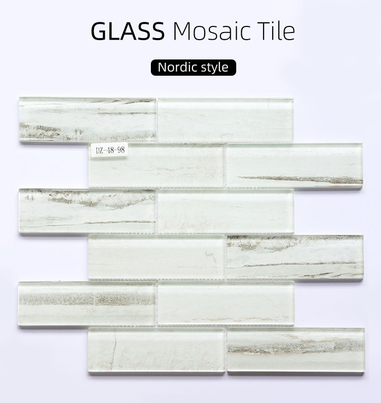 Mirror Tile Diamond Glass Crystal Mosaic Tile For Wall Decoration
