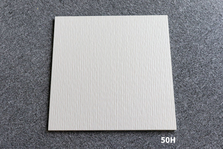 Glossy / Matt White Polished Porcelain Floor Tiles 600x600 Wear Resistant