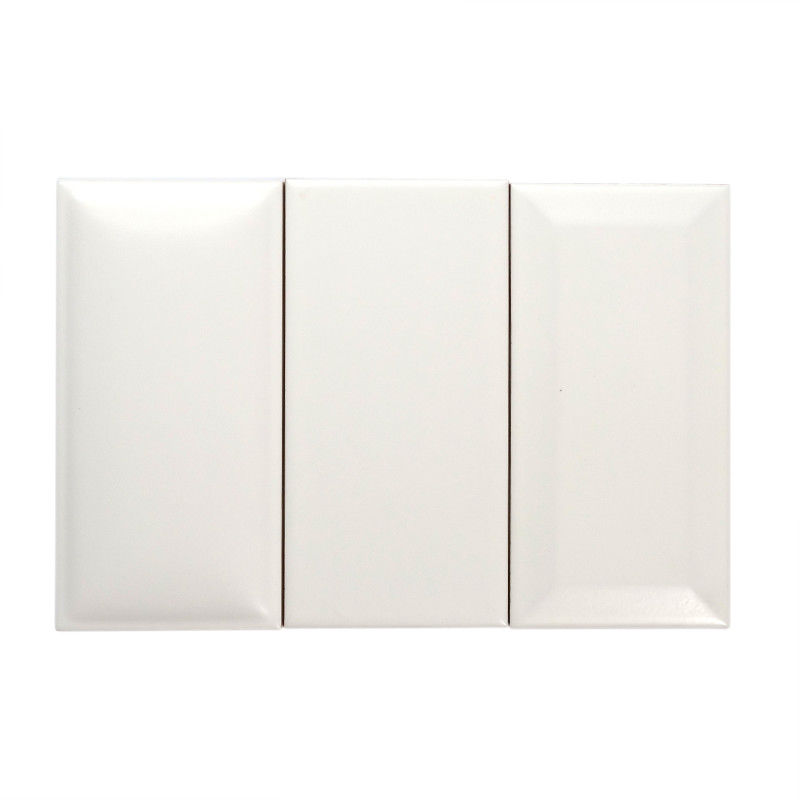 White Bright Coloured Wall Tiles Modern Kitchen Backsplashes Design Non Slip