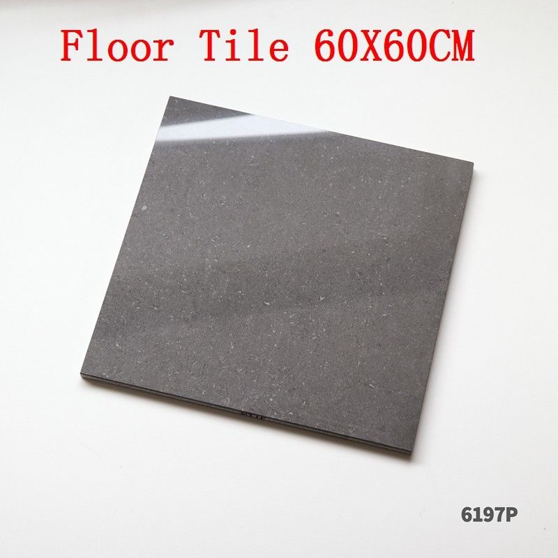 Vitrified Living Room Floor Tiles Golden Vein 60x60 Dark Brown Porcelain Glazed Flooring Tile